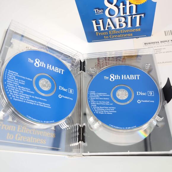 The 8th Habit from Effectiveness to Greatness 13 CDs AUDIO BOOK by Stephen Covey - Picture 11 of 16